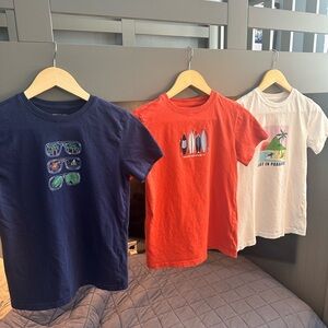 Kids Janie & Jack T-Shirts - Navy, Orange , and White